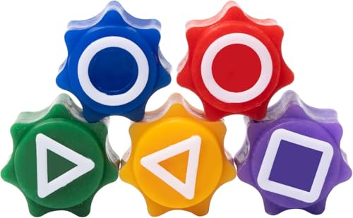 Storio Toys Gonggi Game Set, Stones Plastic Playing Pieces with Storage Case, Squad Traditional Kore