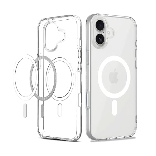 Image of TOUCCH iPhone 16 Magtag Transparent Case | Shock Proof Design & Camera Protection | Magsafe Wireless