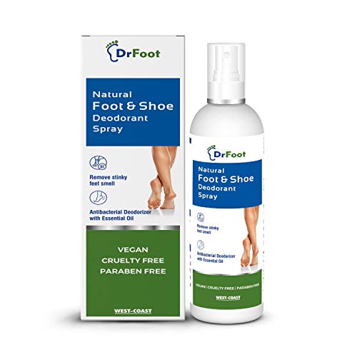 Image of Dr Foot | Natural Foot & Shoe Deodorant Spray | Sanitizer Spray | Foot Spray | With Essential Oils |