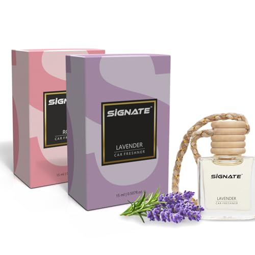 Image of Signate Car Perfume with Natural Fragrance Essential Oils | Car Air Fresheners Long Lasting Upto 90 