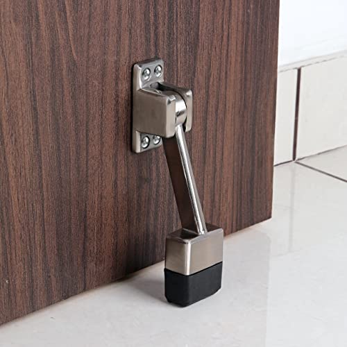 LAPO Premium 5 inch Door Stopper Rubber Powerful Working with Screw | Wooden Door Stoper to Stop Doo