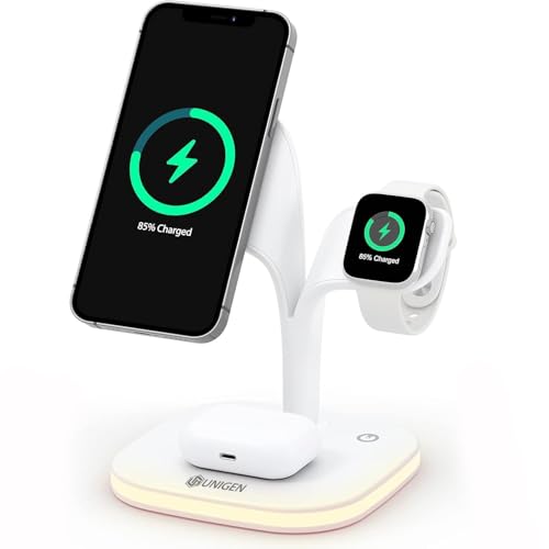 UNIGEN® MAGTEC 500 4in1 23W Foldable Mag-Safe Charger for iPhone 16/16 Plus/16 Pro/16 Pro Max,15/15