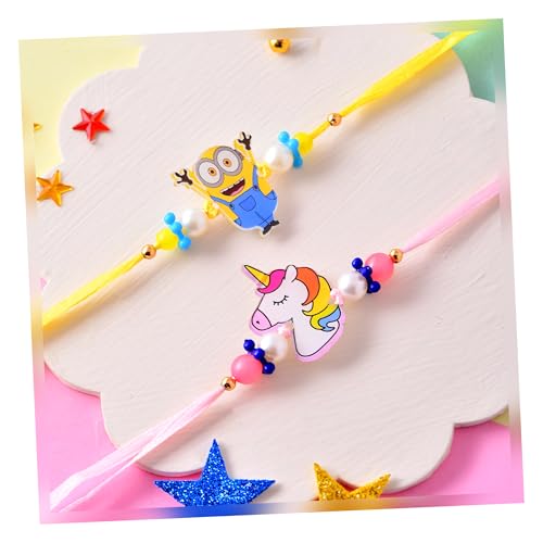 CraftVatika Rakhi for Kids | Rakhi Set of 2 for Brother and Girls for Boys | fancy Rakhi Gift Baby f