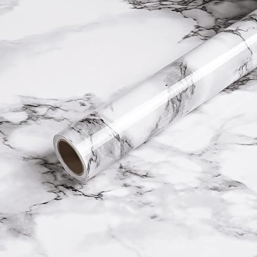 Image of ARIDAM Marble Wallpaper for Walls – Elegant, Removable, Self-Adhesive Marble Effect Peel and Stick