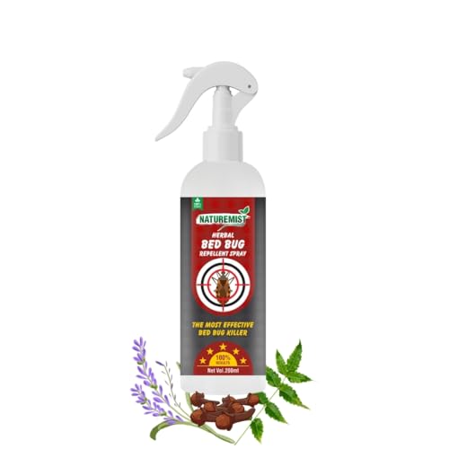 Natural bedbugs Repellent spray for Home | Herbal insect control spray | Indoor bugs Treatment Solut