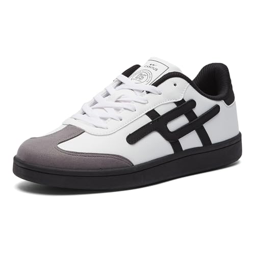 Image of Campus Mens Roar Sneakers WHT/BLK - 7UK/India