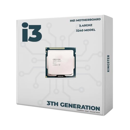 Kingster i3 3240 3rd Generation Processor for h61 Board for LGA 1155 Socket Performance Processor