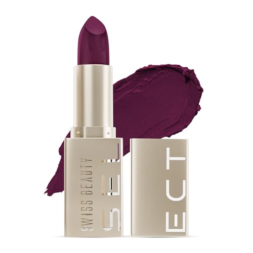 Image of Swiss Beauty Select Crème Touch Hydrating Lipstick | With Vitamin E and Tea Tree Oil | High -shine 