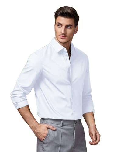 BE ACTIVE Mens Solid Slim Fit Cotton Formal Shirts || Men Stylish Shirt || Full Sleeves || Timeless 