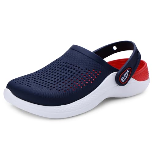 Image of DOCTOR EXTRA SOFT Mens Classic Casual Sports Clogs/Sandals with Adjustable Back Strap for Adult | Co